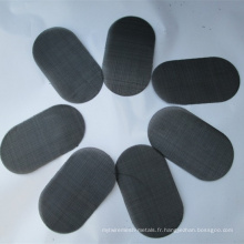 Tissu en acier inoxydable / filtre noir